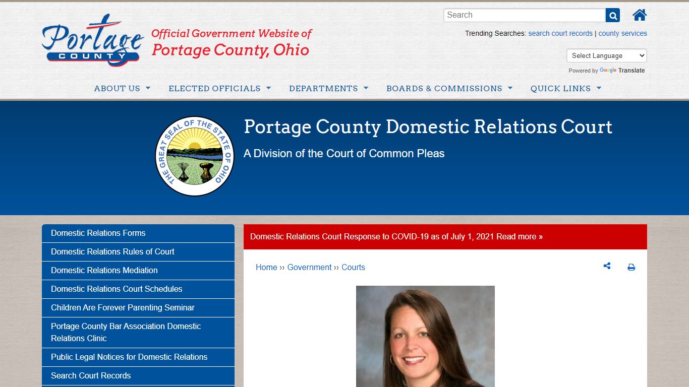 Portage County Domestic Relations Court